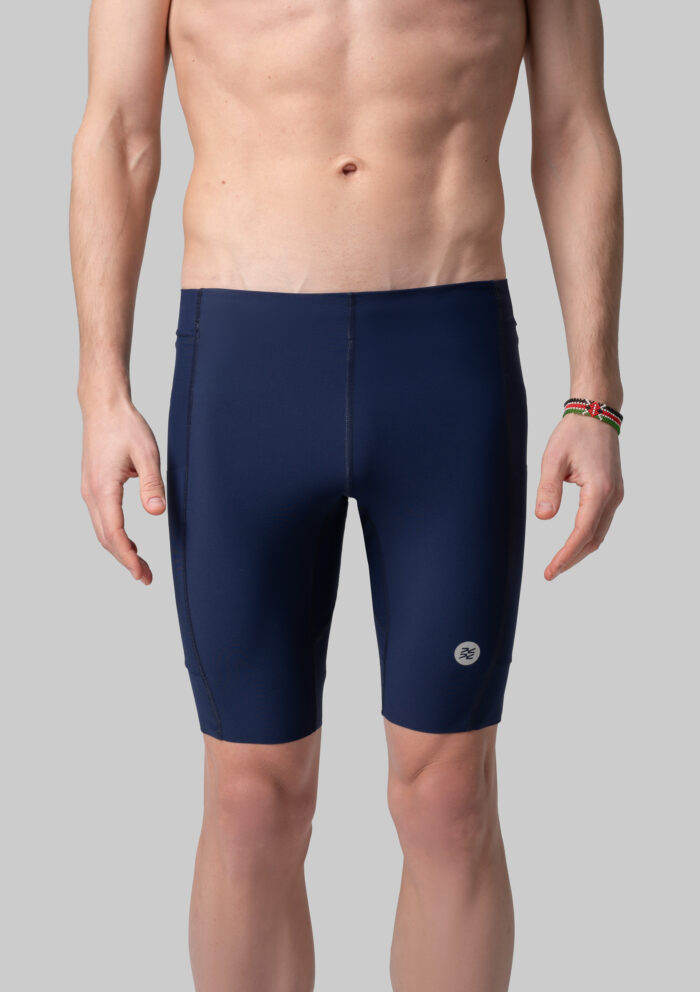 Мужские Беговые Халф-тайтсы Cargo Navy