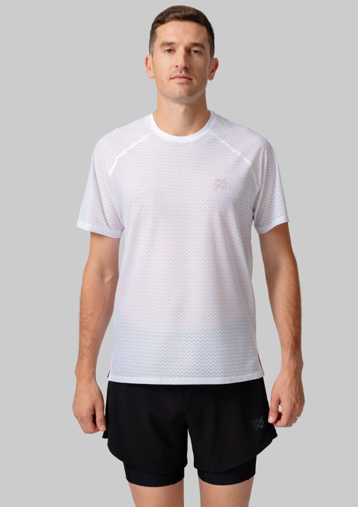 Мужская Беговая Футболка Реглан Performance White