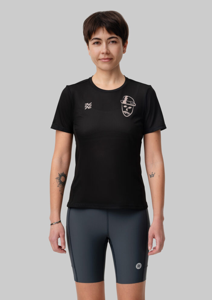 Женская Беговая Футболка VTR x ZELRUN Voodoo Dude Gray