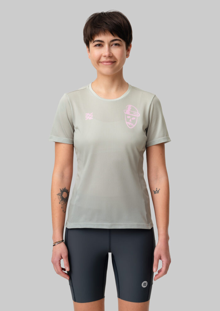 Женская Беговая Футболка VTR x ZELRUN Voodoo Dude Pink