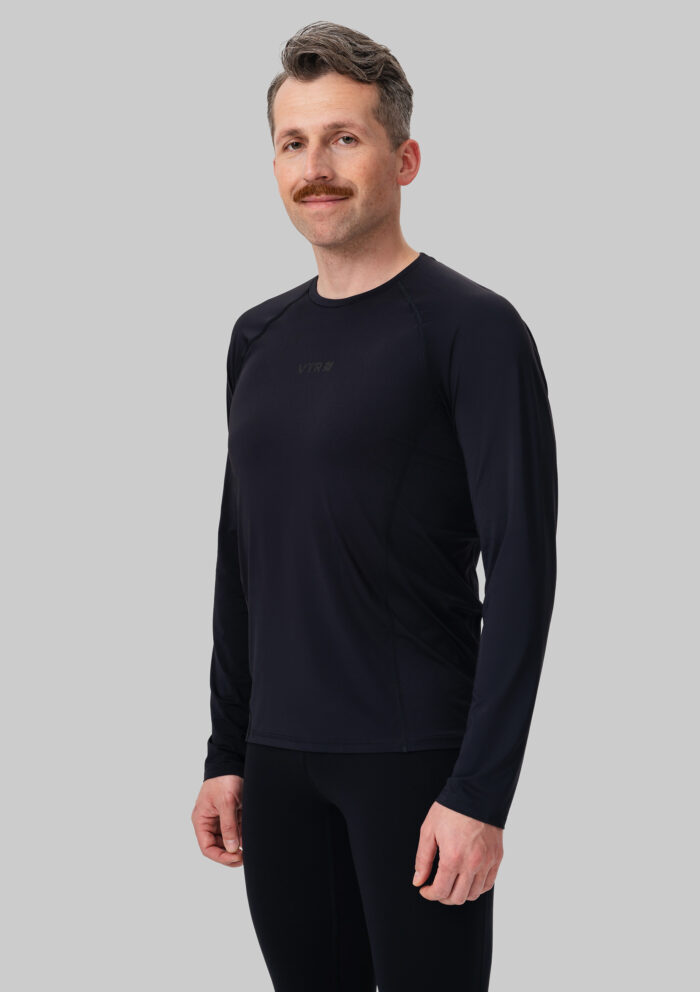 Мужской Беговой Лонгслив Practice Black