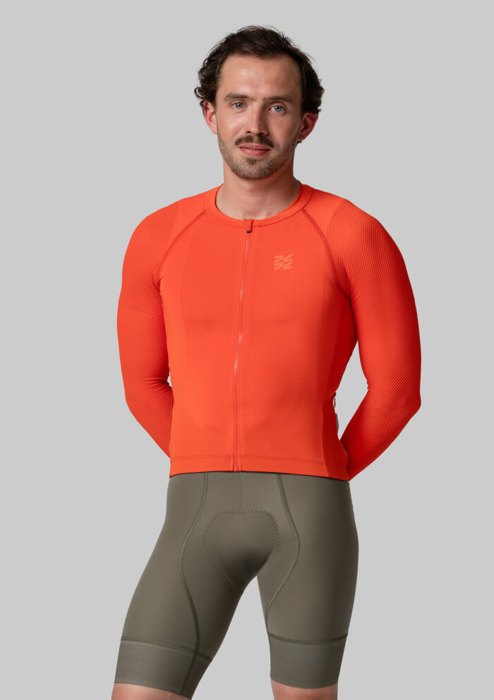 Мужская Джерси с Длинным Рукавом Evolve Spicy Orange