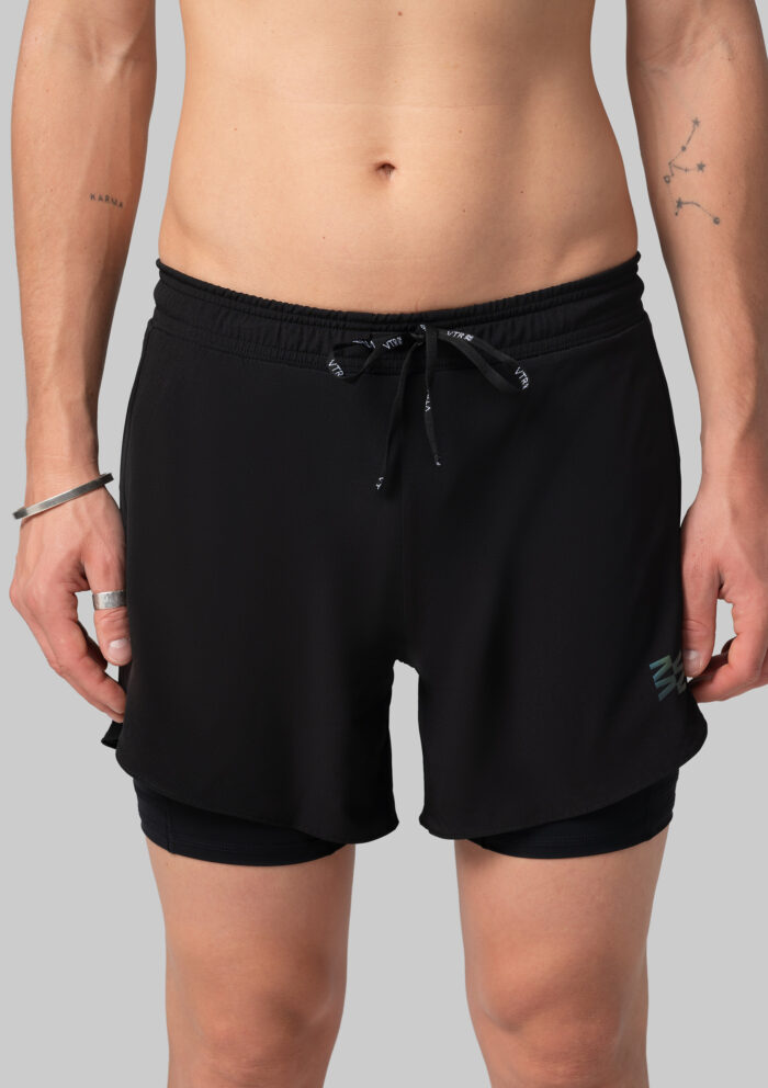 Мужские Беговые Шорты Practice Black