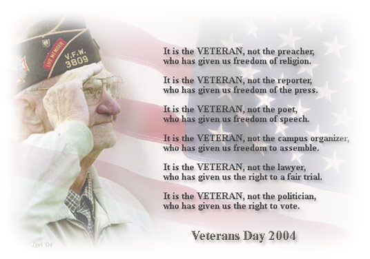 veterans day poems