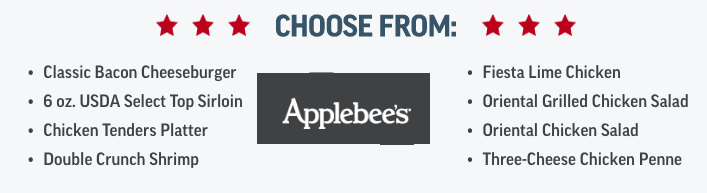 Applebees veterans day free meals 2023
