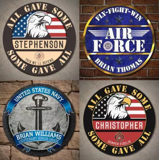 veterans day wall signs