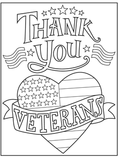 Thank-You-Veterans-Coloring-craft or page