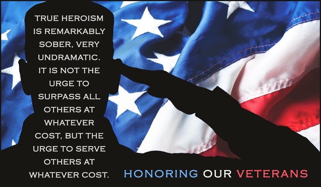 Veterans day image of quotes