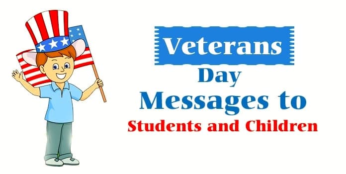 2023 veterans day messages to children