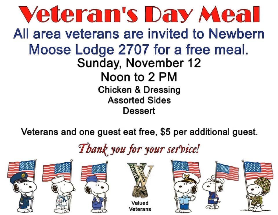 Veterans Day Meal Event