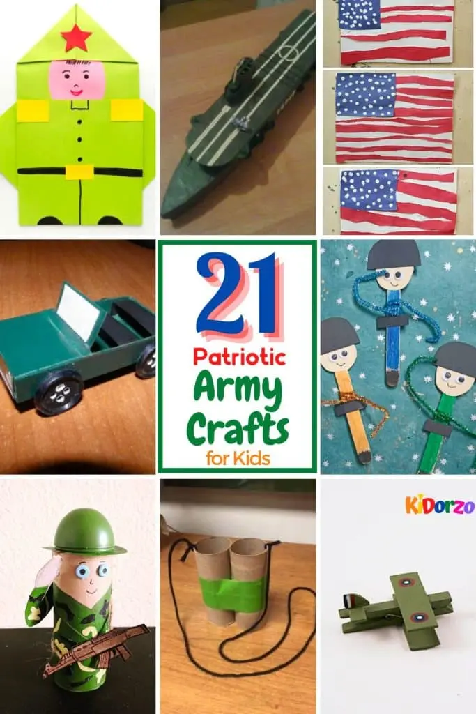 army crafts for kids on veterans day